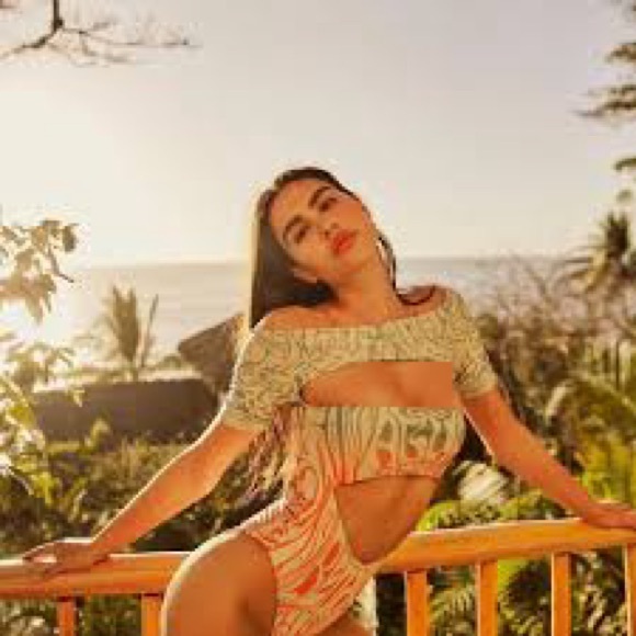 Agua Bendita Colorful Patterned Cutout Swimsuit - Picture 11 of 14